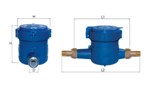 Đồng hồ đo nước MBA-P 