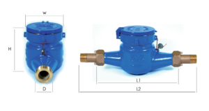 đồng hồ đo nước MBA