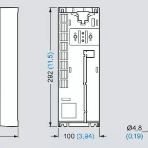 Mô-đun nguồn SINAMICS PM240-2 với bộ lọc Class A, 200-240V 1 / 3AC + 10 / -10% 47-63Hz, Công suất 0,75kW